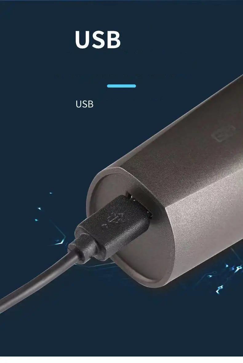 3-in-1 Electric Razor for Men  Trimmer & Shaver